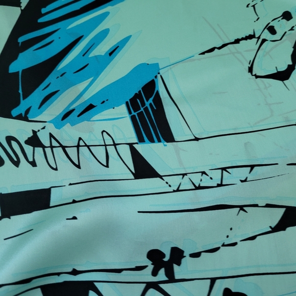 Kenzo COPY square silk scarf - Picture 3 of 6